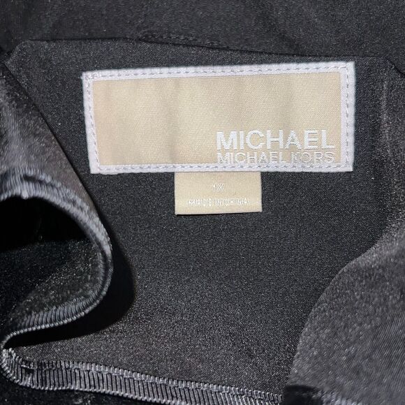 Michael Kors Women's Trench Water Resistant Hooded Raincoat Jacket Plus Sz 1X - Picture 9 of 15